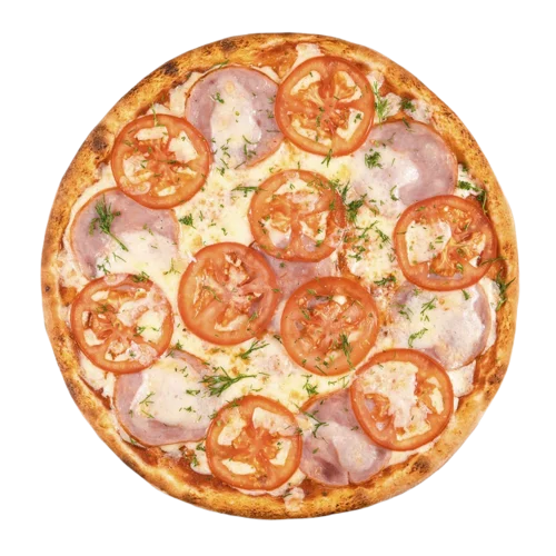Пицца с Ветчиной и Сыром, половина